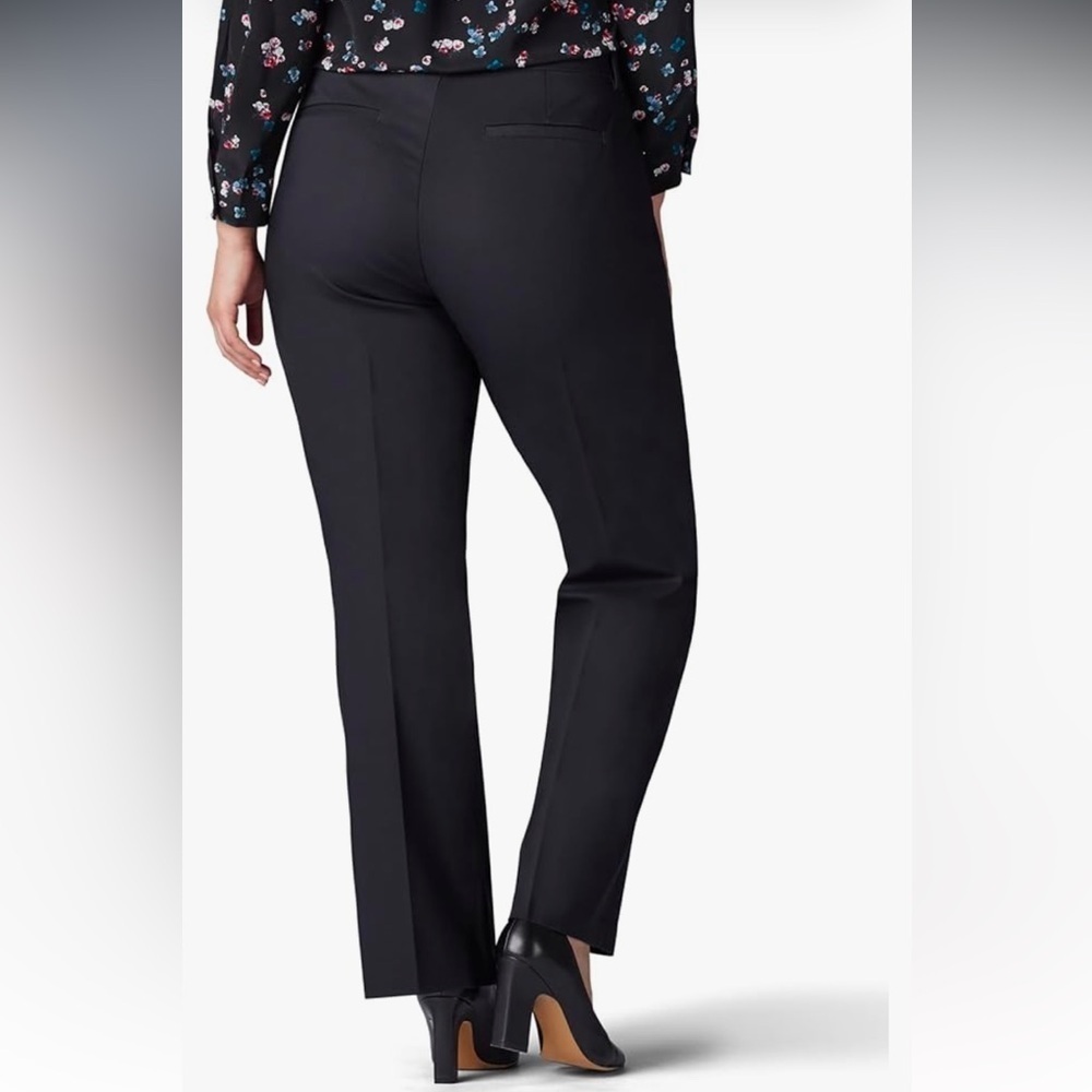 Lee Women's 22W Petite Ultra Lux Comfort with Flex Motion Trouser Pant - Picture 3 of 10